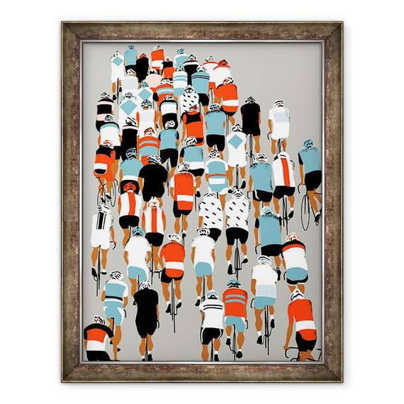 Tablou inramat - Eliza Southwood - Peloton, 60 x 80 cm - - Roveli