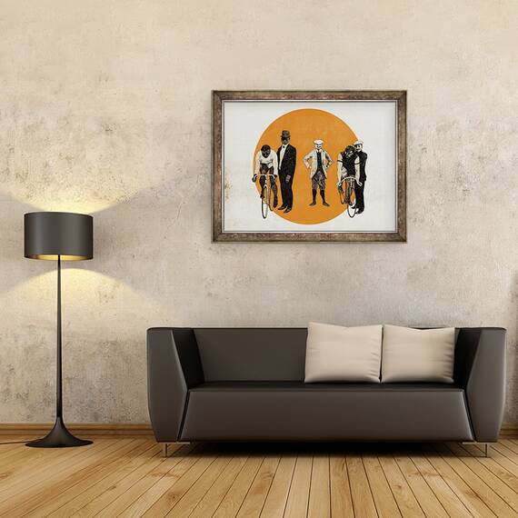 Tablou inramat - Eliza Southwood - Trial Vechi Timp, 60 x 80 cm - 2- Roveli