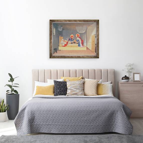 Tablou inramat - Fra Angelico - Altarpiece, 60 x 80 cm - 3- Roveli