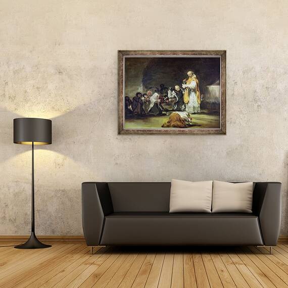 Tablou inramat - Francisco Jose de Goya y Lucientes - Comuniunea, 60 x 80 cm - 2- Roveli