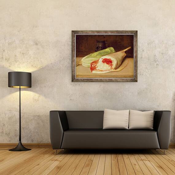 Tablou inramat - Francisco Jose de Goya y Lucientes - Natura moarta a unui picior de miel, 60 x 80 cm - 2- Roveli