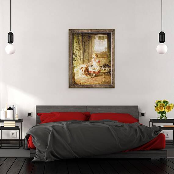 Tablou inramat - Helena J. Maguire - Mese Mates, 60 x 80 cm - 3- Roveli