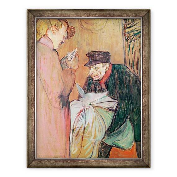 Tablou inramat - Henri de Toulouse-Lautrec - Spalatoria Casei, 60 x 80 cm - - Roveli