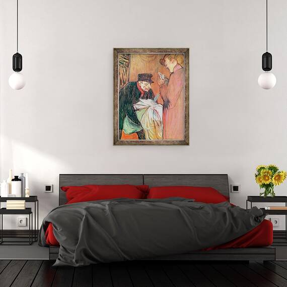 Tablou inramat - Henri de Toulouse-Lautrec - Spalatoria Casei, 60 x 80 cm - 3- Roveli
