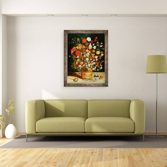 Tablou inramat - Jan Brueghel the Elder - Buchet de Flori, 60 x 80 cm - 2- Roveli