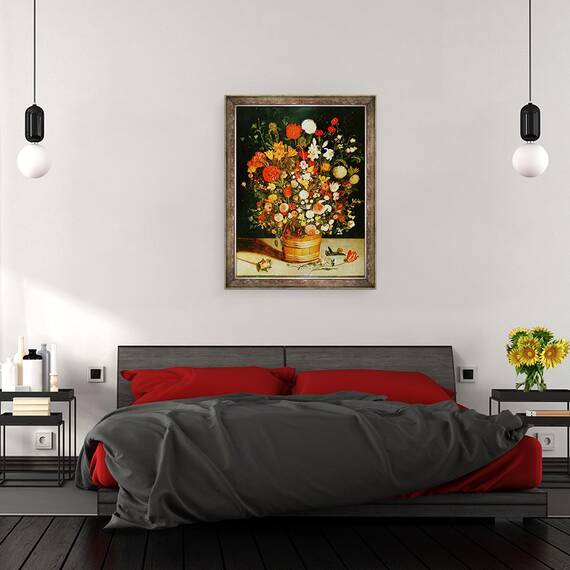 Tablou inramat - Jan Brueghel the Elder - Buchet de Flori, 60 x 80 cm - 3- Roveli