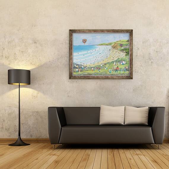 Tablou inramat - Judy Joel - Golful Watergate, 60 x 80 cm - 2- Roveli