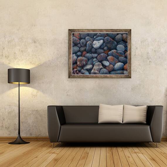 Tablou inramat - Lee Campbell - Adrians Rocks 2012, 60 x 80 cm - 2- Roveli