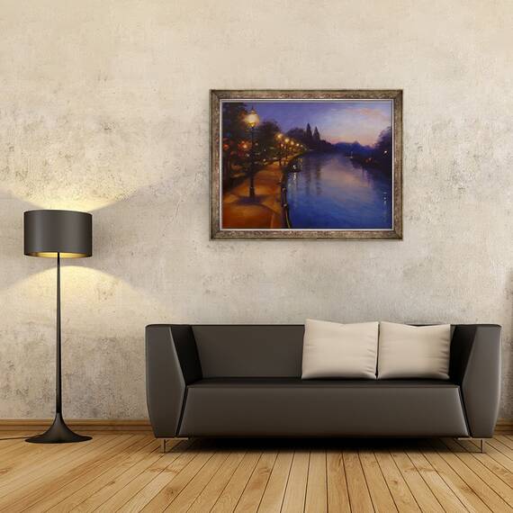 Tablou inramat - Lee Campbell - Lumini Twickenham 2013, 60 x 80 cm - 2- Roveli