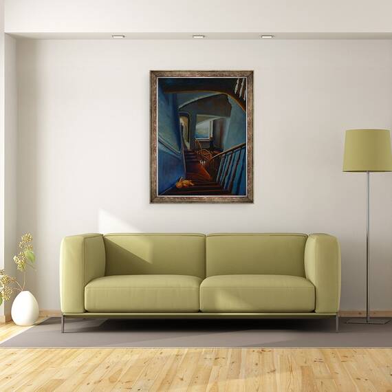 Tablou inramat - Lee Campbell - Parasirea Acasa 2000, 60 x 80 cm - 2- Roveli