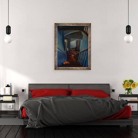 Tablou inramat - Lee Campbell - Parasirea Acasa 2000, 60 x 80 cm - 3- Roveli
