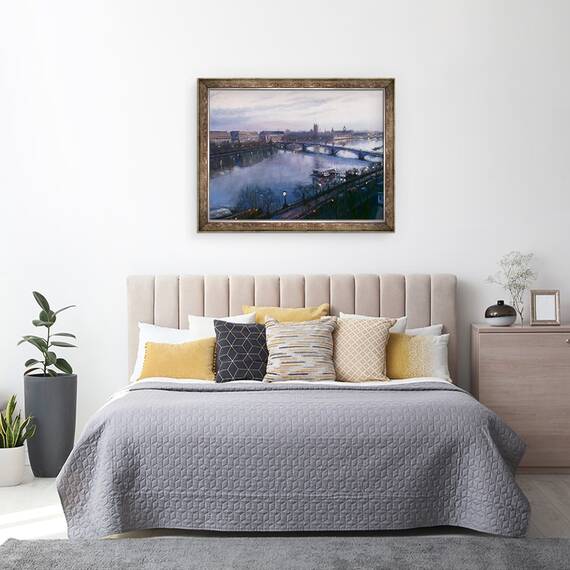 Tablou inramat - Lee Campbell - Tamisa Dawn 2013, 60 x 80 cm - 3- Roveli