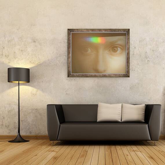 Tablou inramat - Lou Gibbs - Atins de Lumina, 2013, 60 x 80 cm - 2- Roveli