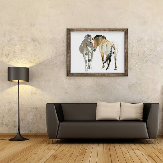 Tablou inramat - Mark Adlington - Rencontre Przewalski, 2013, 60 x 80 cm - 2- Roveli