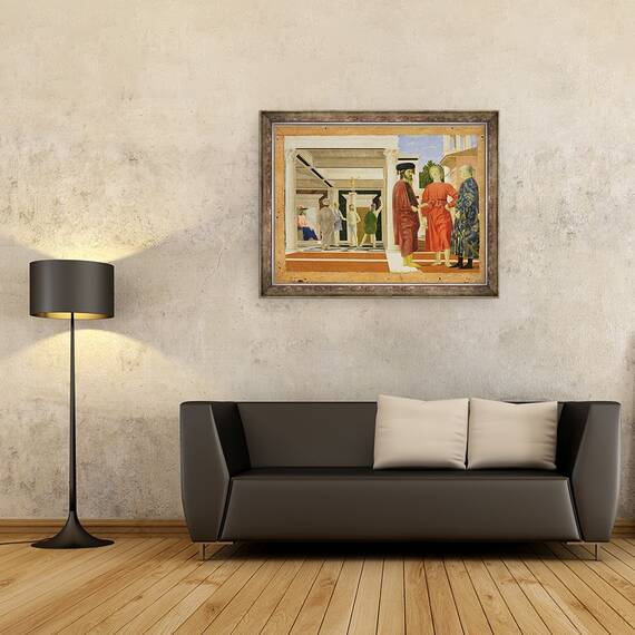 Tablou inramat - Piero della Francesca - Flagelarea lui Hristos, 60 x 80 cm - 2- Roveli