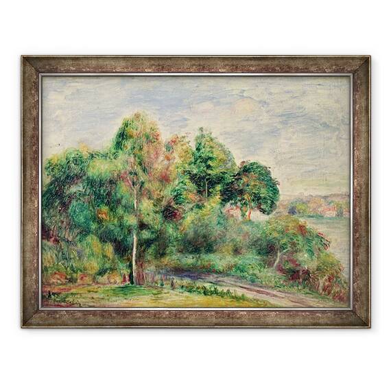 Tablou inramat - Pierre Auguste Renoir - peisaj, 60 x 80 cm - - Roveli