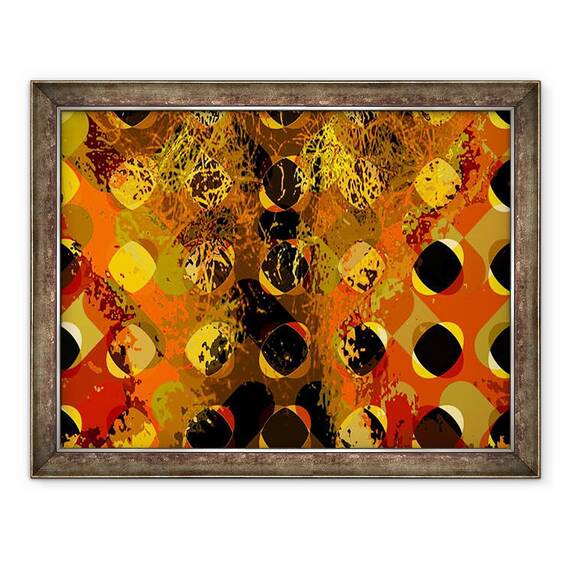 Tablou inramat - Scott J. Davis - Bonfire, 60 x 80 cm - - Roveli