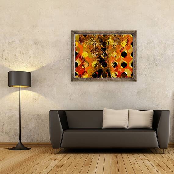 Tablou inramat - Scott J. Davis - Bonfire, 60 x 80 cm - 2- Roveli