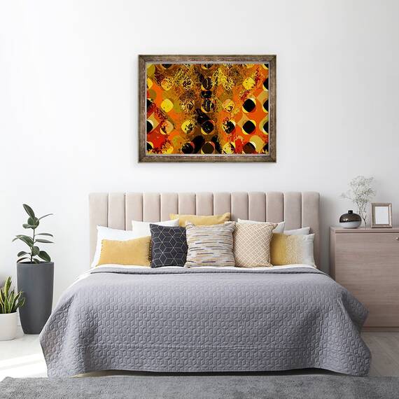 Tablou inramat - Scott J. Davis - Bonfire, 60 x 80 cm - 3- Roveli