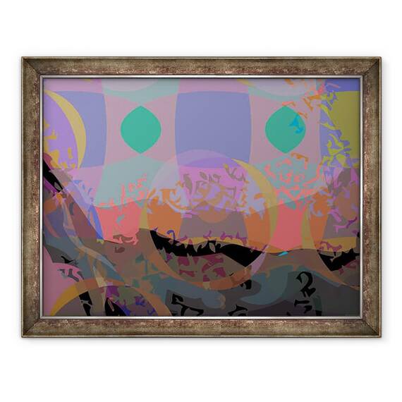 Tablou inramat - Scott J. Davis - Mona 10, 60 x 80 cm - - Roveli
