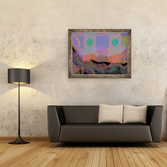 Tablou inramat - Scott J. Davis - Mona 10, 60 x 80 cm - 2- Roveli