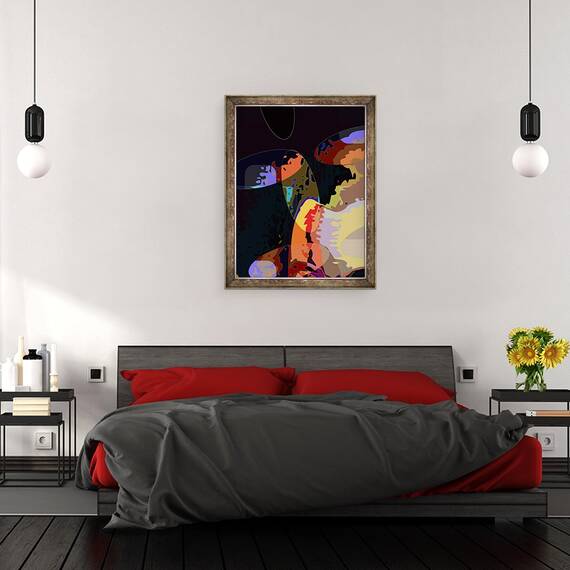 Tablou inramat - Scott J. Davis - Mozart, 60 x 80 cm - 3- Roveli