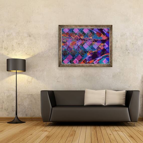 Tablou inramat - Scott J. Davis - Pene, 60 x 80 cm - 2- Roveli