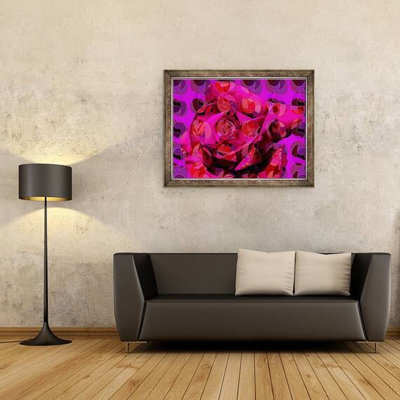Tablou inramat - Scott J. Davis - Rose, 60 x 80 cm - 2- Roveli