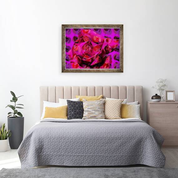 Tablou inramat - Scott J. Davis - Rose, 60 x 80 cm - 3- Roveli