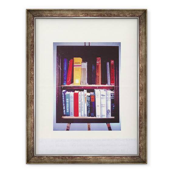 Tablou inramat - Terry Scales - Biblioteca americana mica, 60 x 80 cm - - Roveli