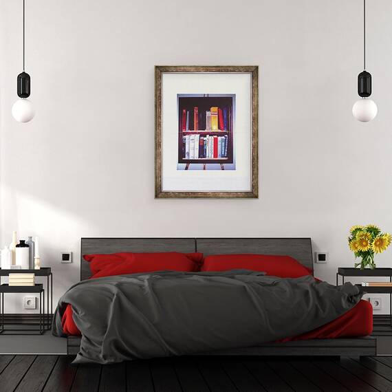 Tablou inramat - Terry Scales - Biblioteca americana mica, 60 x 80 cm - 3- Roveli