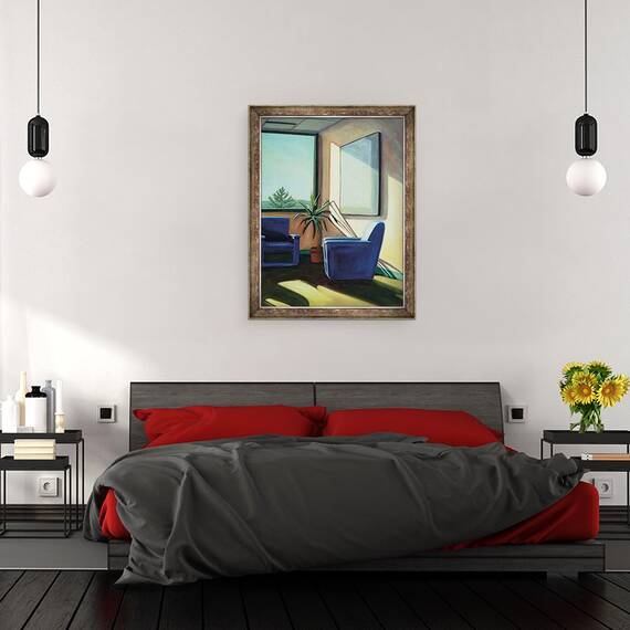 Tablou inramat - David Arsenault - conversatie, 60 x 80 cm - 3- Roveli