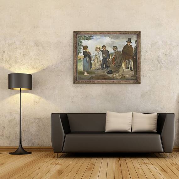 Tablou inramat - Edouard Manet - Vechi muzician, 60 x 80 cm - 2- Roveli
