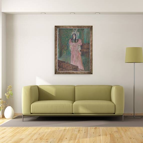Tablou inramat - Henri de Toulouse-Lautrec - Mai Belfort, 60 x 80 cm - 2- Roveli