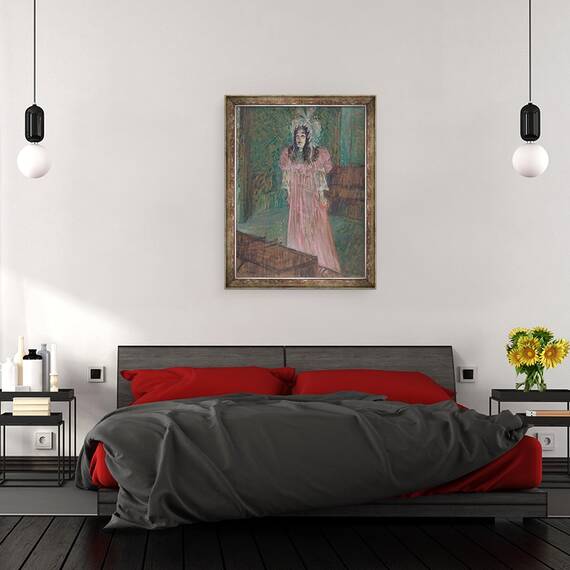 Tablou inramat - Henri de Toulouse-Lautrec - Mai Belfort, 60 x 80 cm - 3- Roveli