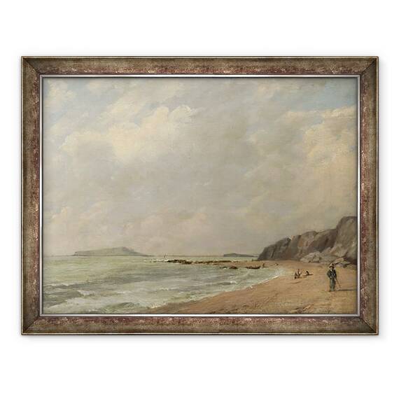 Tablou inramat - John Constable - Osmington Bay, 60 x 80 cm - - Roveli