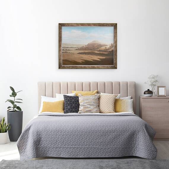 Tablou inramat - Lincoln Seligman - Peisajul Gloucestershire, 60 x 80 cm - 3- Roveli