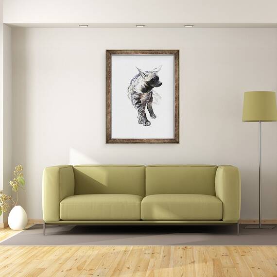 Tablou inramat - Mark Adlington - Dungi Hiaena Pup, 2010, 60 x 80 cm - 2- Roveli