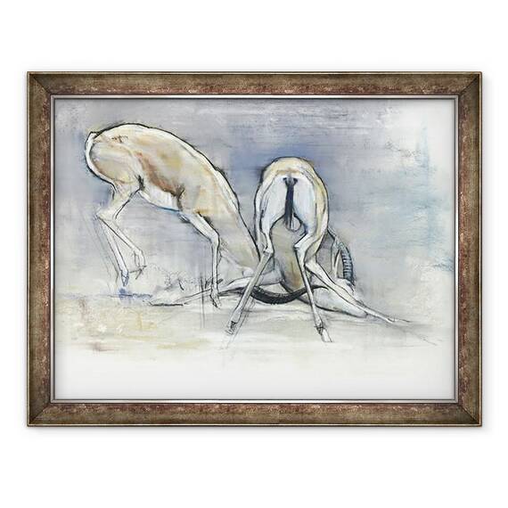 Tablou inramat - Mark Adlington - Gazele II, 60 x 80 cm - - Roveli