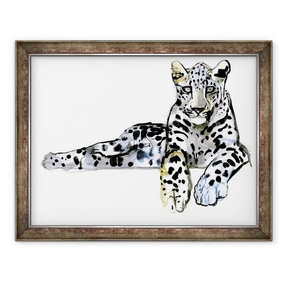 Tablou inramat - Mark Adlington - Leopard III, 60 x 80 cm - - Roveli