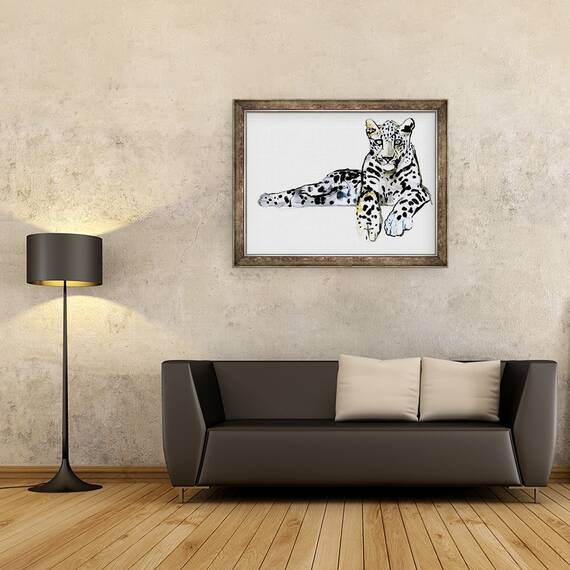 Tablou inramat - Mark Adlington - Leopard III, 60 x 80 cm - 2- Roveli