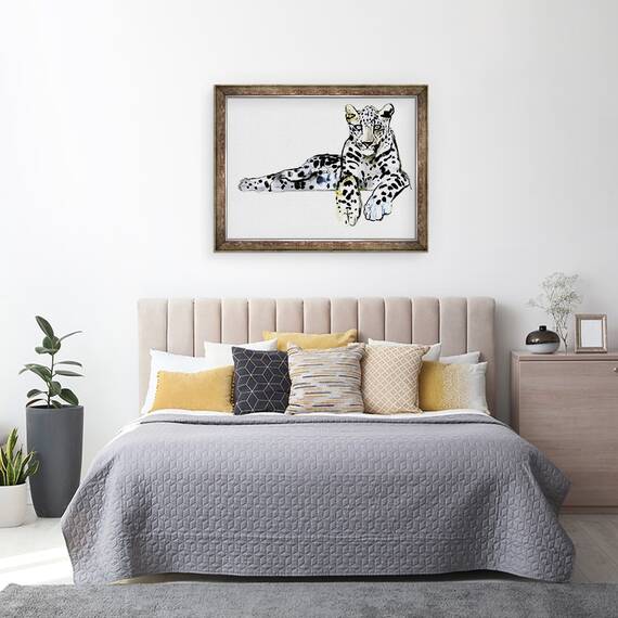 Tablou inramat - Mark Adlington - Leopard III, 60 x 80 cm - 3- Roveli