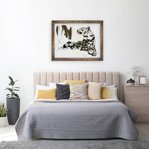 Tablou inramat - Mark Adlington - Leopard IV, 60 x 80 cm - 3- Roveli