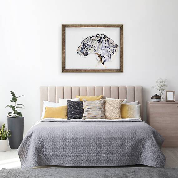 Tablou inramat - Mark Adlington - Profil Arabian Leopard, 60 x 80 cm - 3- Roveli