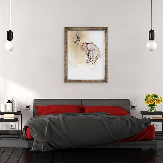 Tablou inramat - Mark Adlington - Seat Caracal, 60 x 80 cm - 2- Roveli