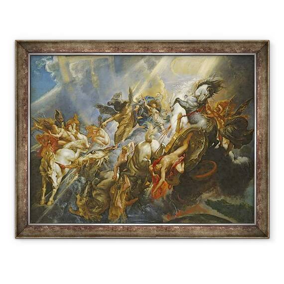 Tablou inramat - Peter Paul Rubens - Caderea lui Phaeton, 60 x 80 cm - - Roveli