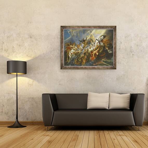 Tablou inramat - Peter Paul Rubens - Caderea lui Phaeton, 60 x 80 cm - 2- Roveli