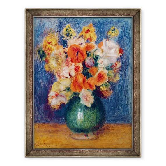 Tablou inramat - Pierre Auguste Renoir - Bouquet, 60 x 80 cm - - Roveli