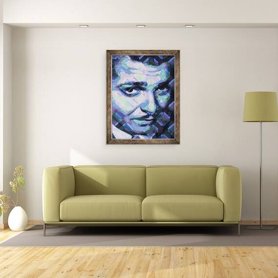 Tablou inramat - Scott J. Davis - Clark Gable, 60 x 80 cm - 2- Roveli