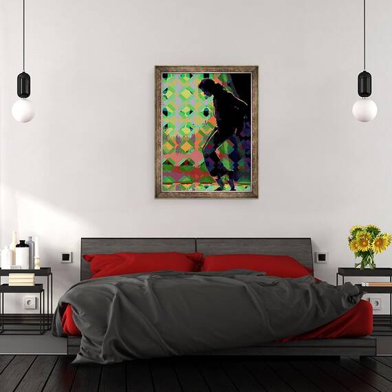 Tablou inramat - Scott J. Davis - Michael J 1, 60 x 80 cm - 3- Roveli